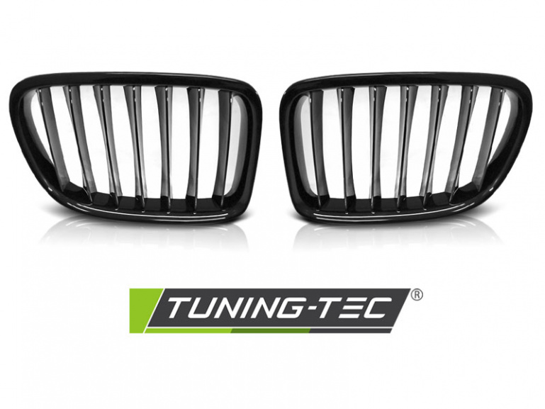Upgrade Sportgrill Nieren für BMW X1 E84 Facelift 12-14 Hochglanz schwarz